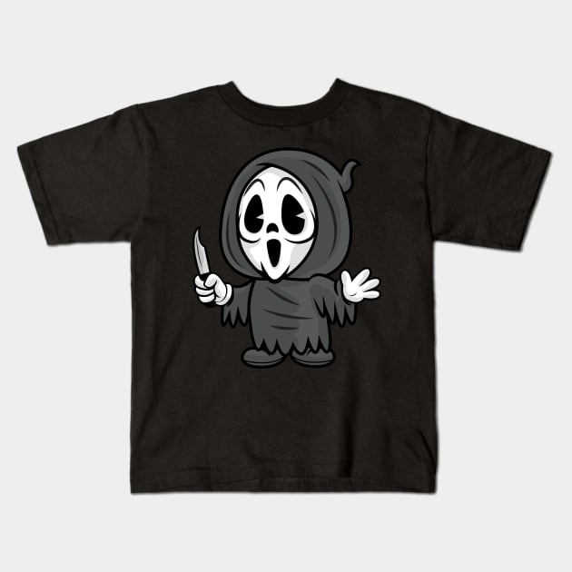 Steamboat Slasher Kids T-Shirt by chrisraimoart